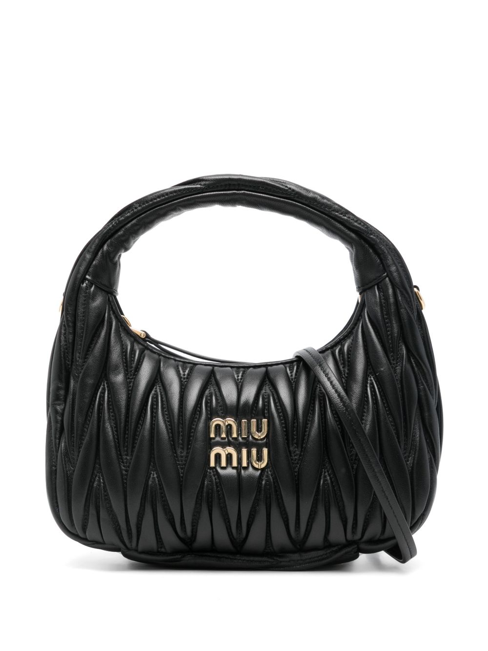 Miu Wander kleine shopper Zwart