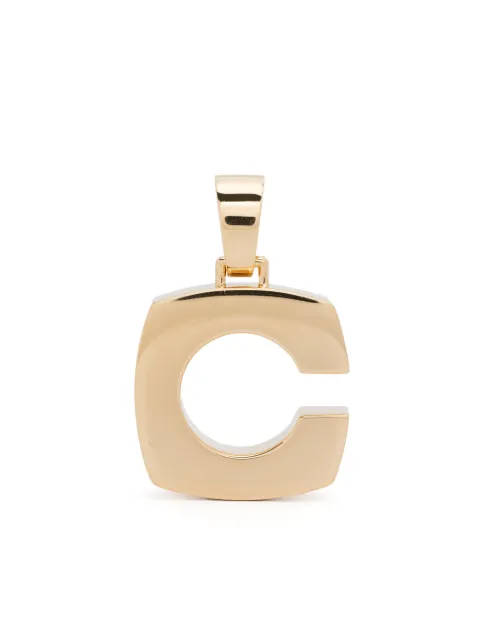 RENATO CIPULLO dije de letra Splendente en oro amarillo de 18kt