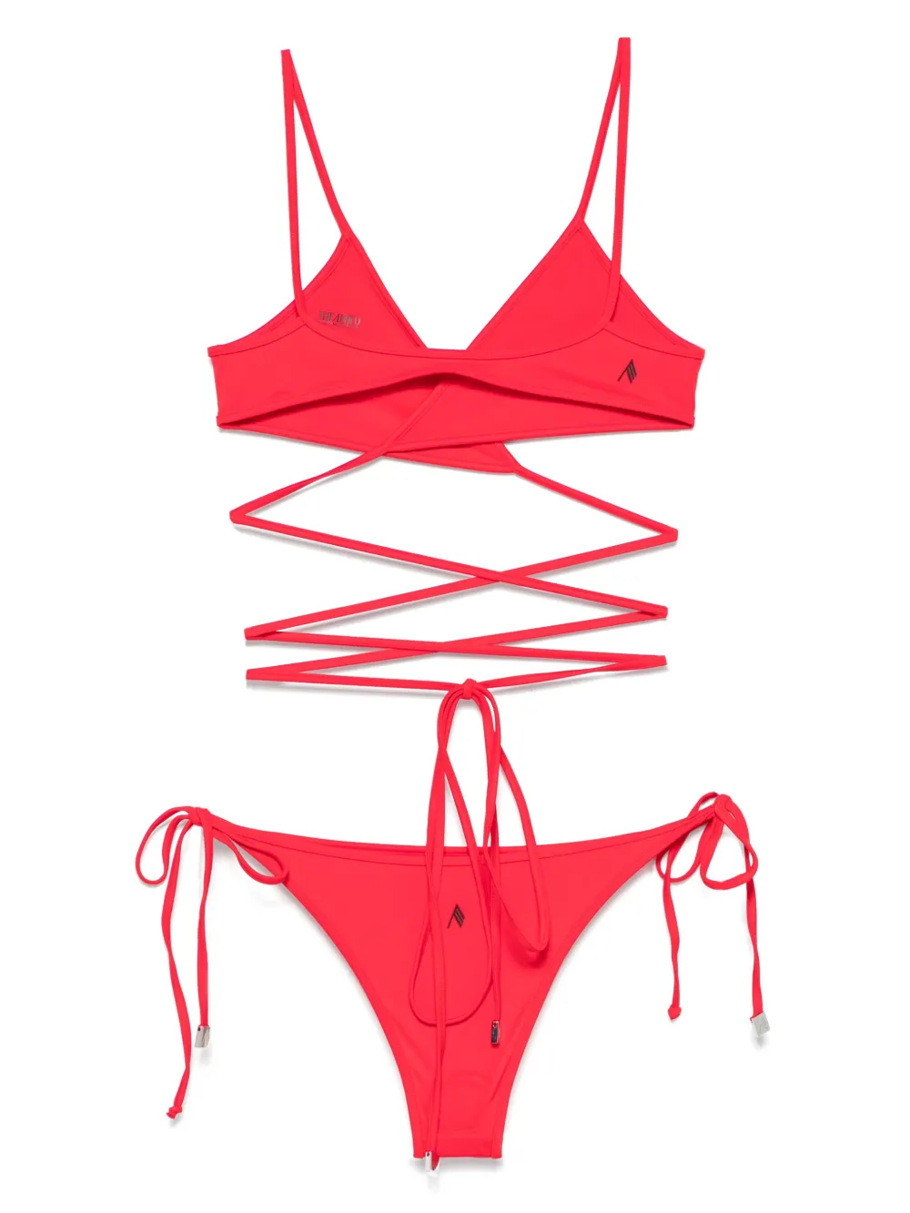 The Attico rubberised-logo bikini | Bikinis | Image 2