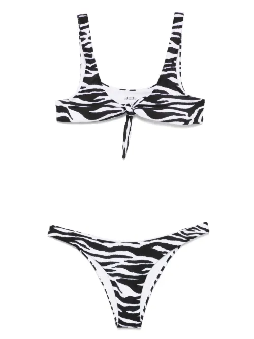 Bikini à motif zébré - The Attico - Modalova