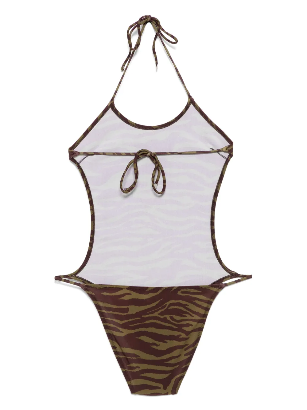 The Attico zebra-print swimsuit | One-Pieces | Image 2