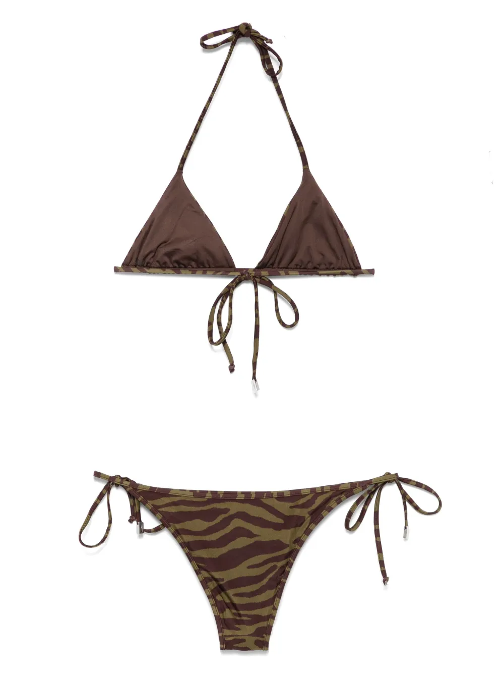 The Attico zebra-print bikini | Bikinis | Image 2