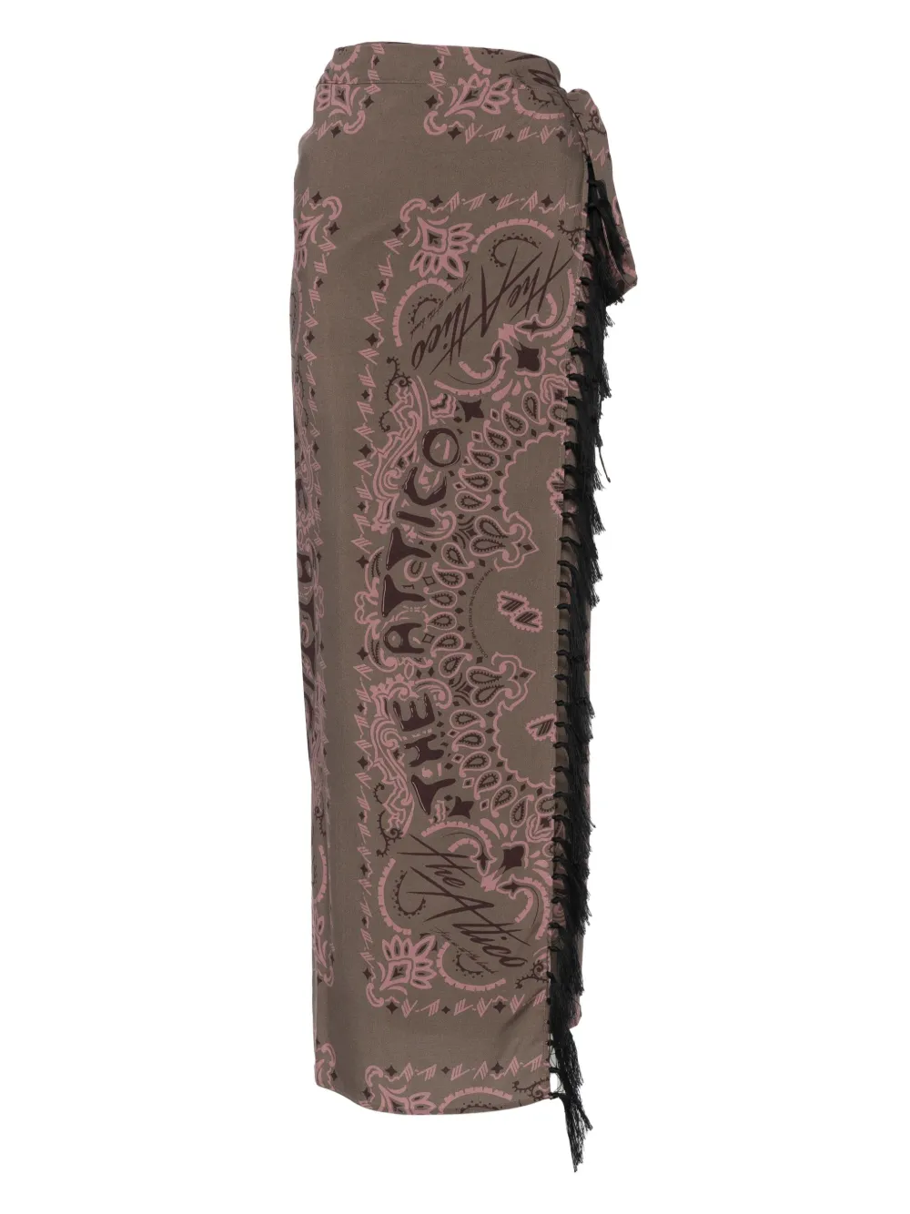 The Attico paisley pareo | Green | Image 1