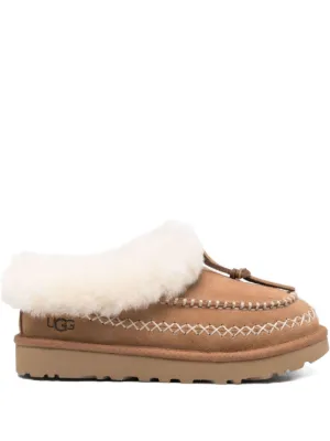 UGG Tazzlita shearling-lined Slippers | Brown | FARFETCH