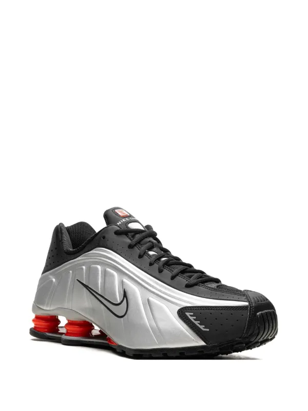 Nike Shox R4 Sneakers | Silver | FARFETCH