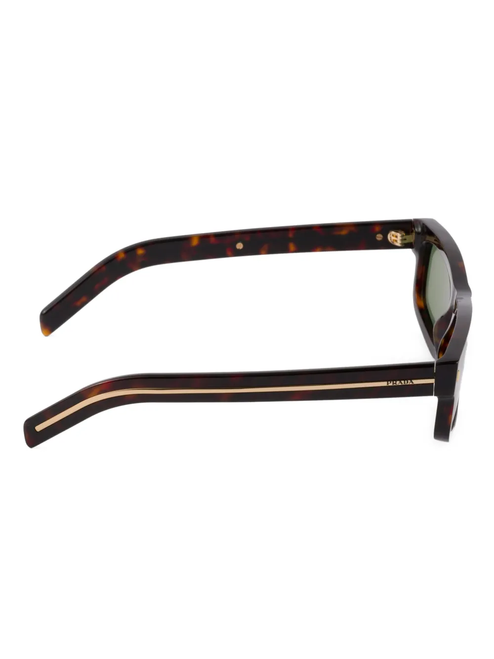 Prada Eyewear PR A17S zonnebril Bruin