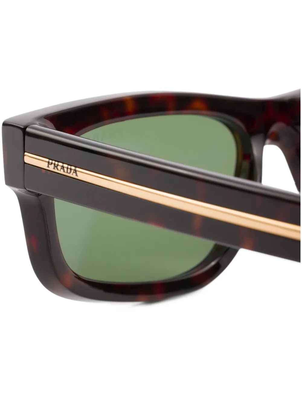 Prada Eyewear PR A17S zonnebril Bruin