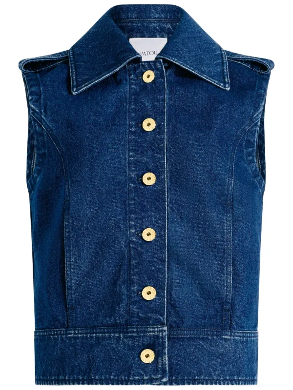 Patou Denim Jacket in Blue
