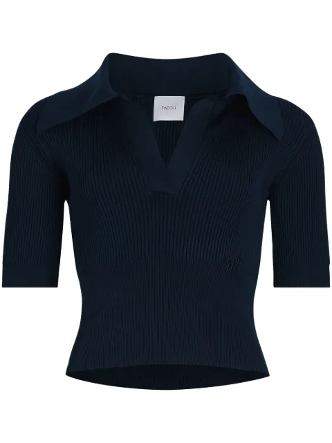 Patou knitted polo top