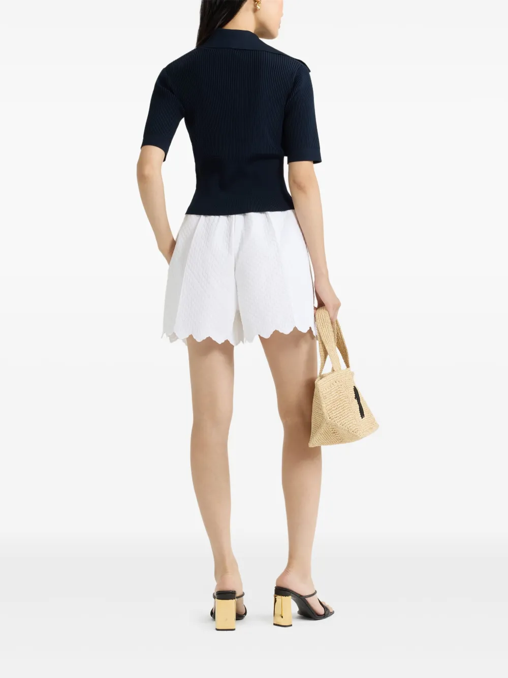 Patou Gebreide polotop Blauw