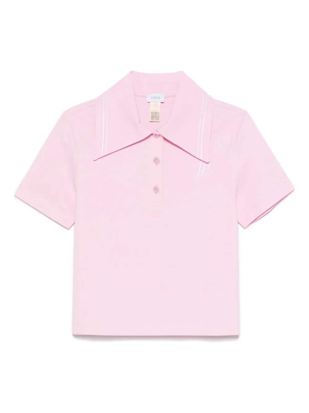 Patou Logo-embroidered Polo Top