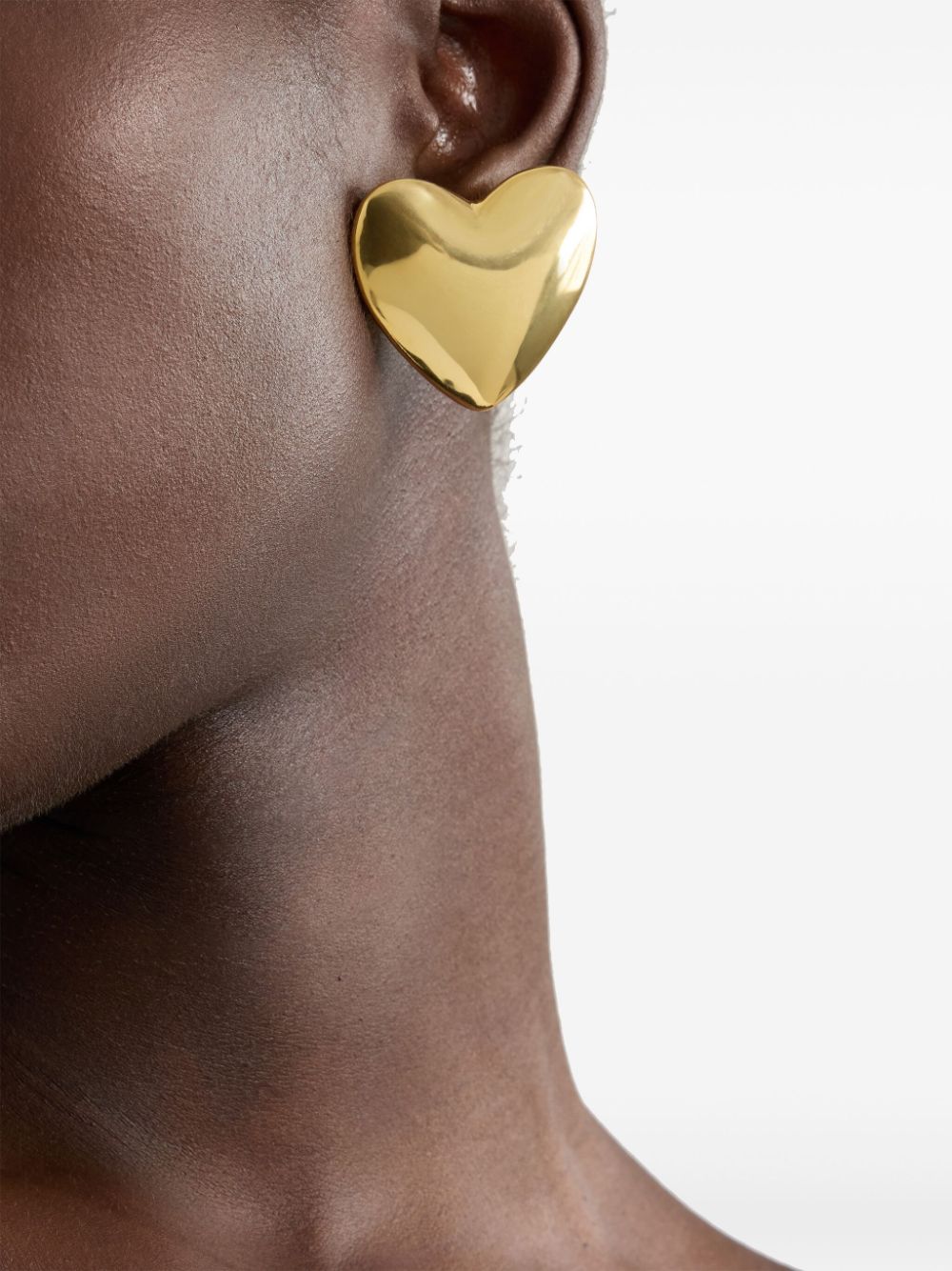 Patou heart gold-plated earrings - Goud