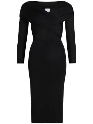 関税送料込【PATOU】ベルト付きカットアウトドレス ブラック Patou | Elegant & chic dresses, women's jumper dress - Patou.com