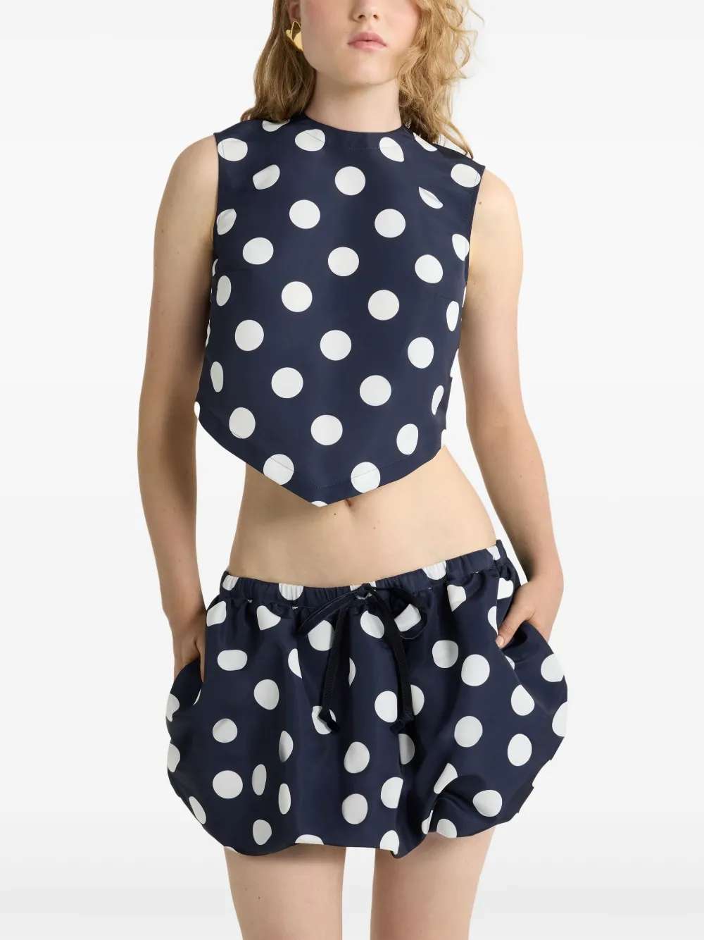 PATOU SCARF FAILLE TOP