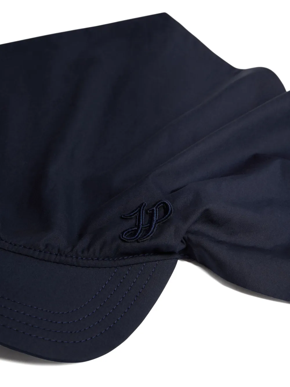 Patou Katoenen pet met sjaal - Blauw