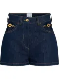 Patou denim mini shorts - Blue