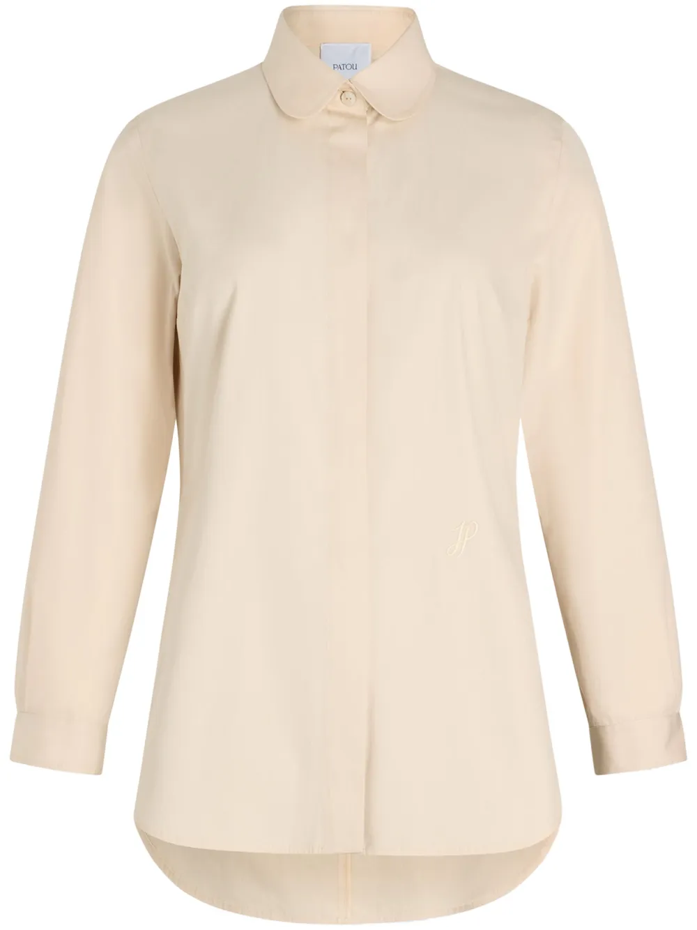 Patou Popeline overhemd Beige
