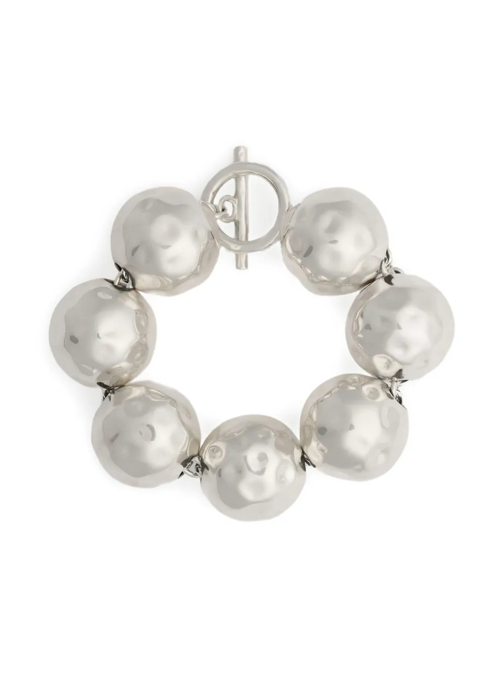 Patou Bracciale martellato - Argento