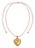 Patou Heart pendant necklace - Pink