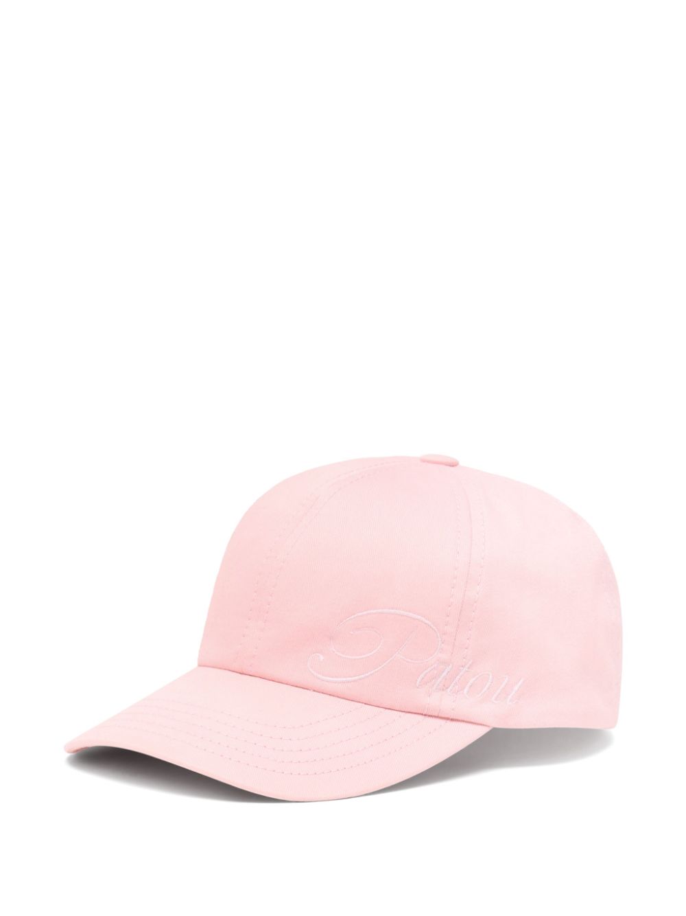 Patou logo-embroidered cap - Pink