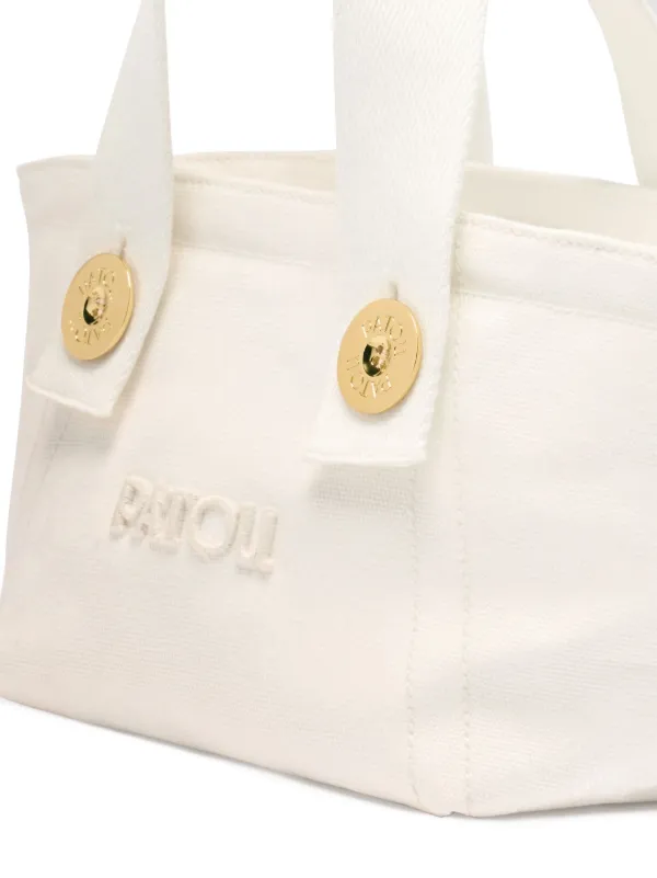 Patou トラペーズ ハンドバッグ S | ホワイト | FARFETCH JP