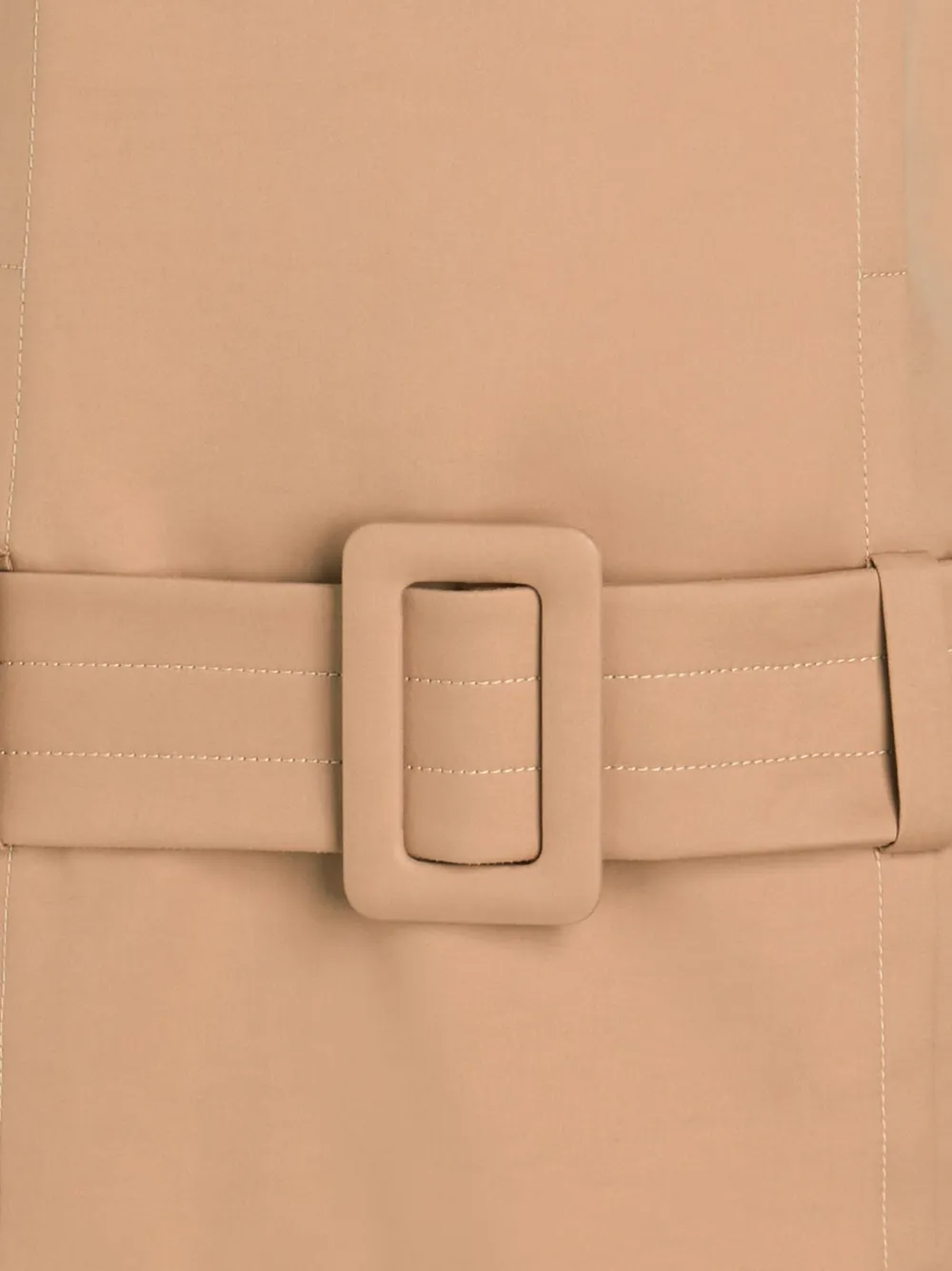 Patou Mini-jurk met ceintuur - Beige