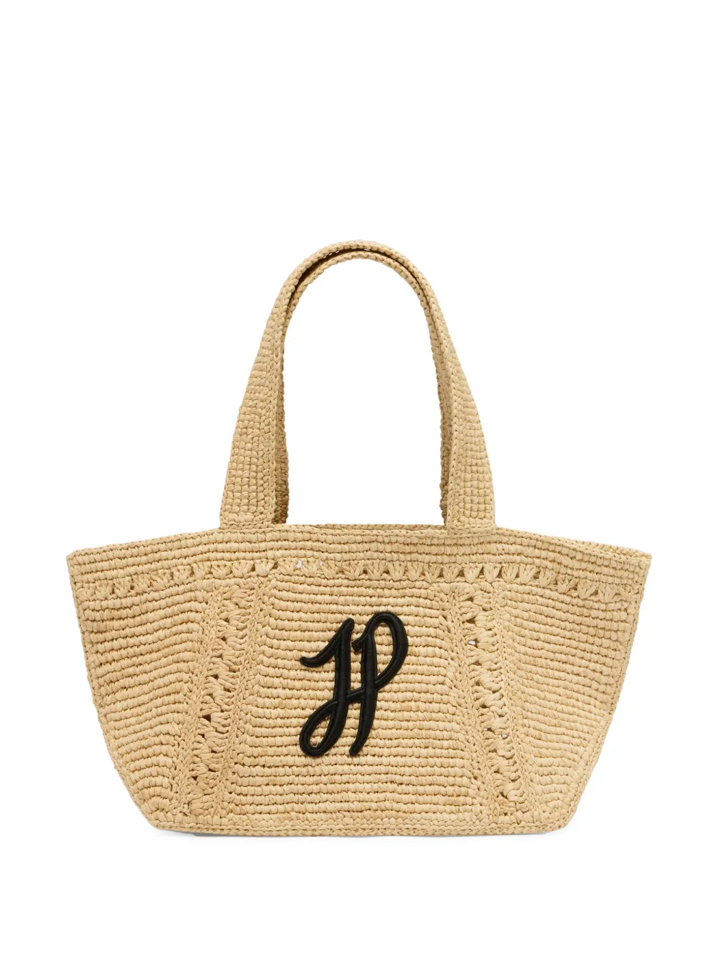 small JP monogram trapeze-design tote bag