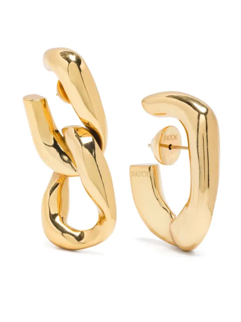 Patou asymmetric earrings