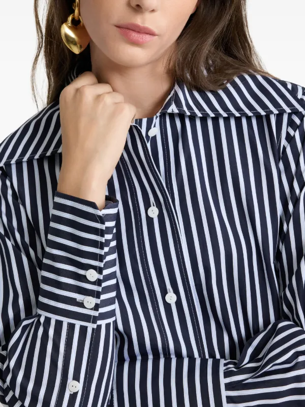 Patou ストライプ シャツ | ブルー | FARFETCH JP