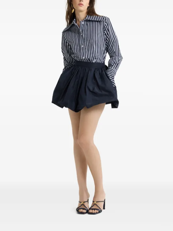 【関税無】PATOU パトゥ ストライプシャツドレス Patou ストライプ シャツドレス | ブルー | FARFETCH JP