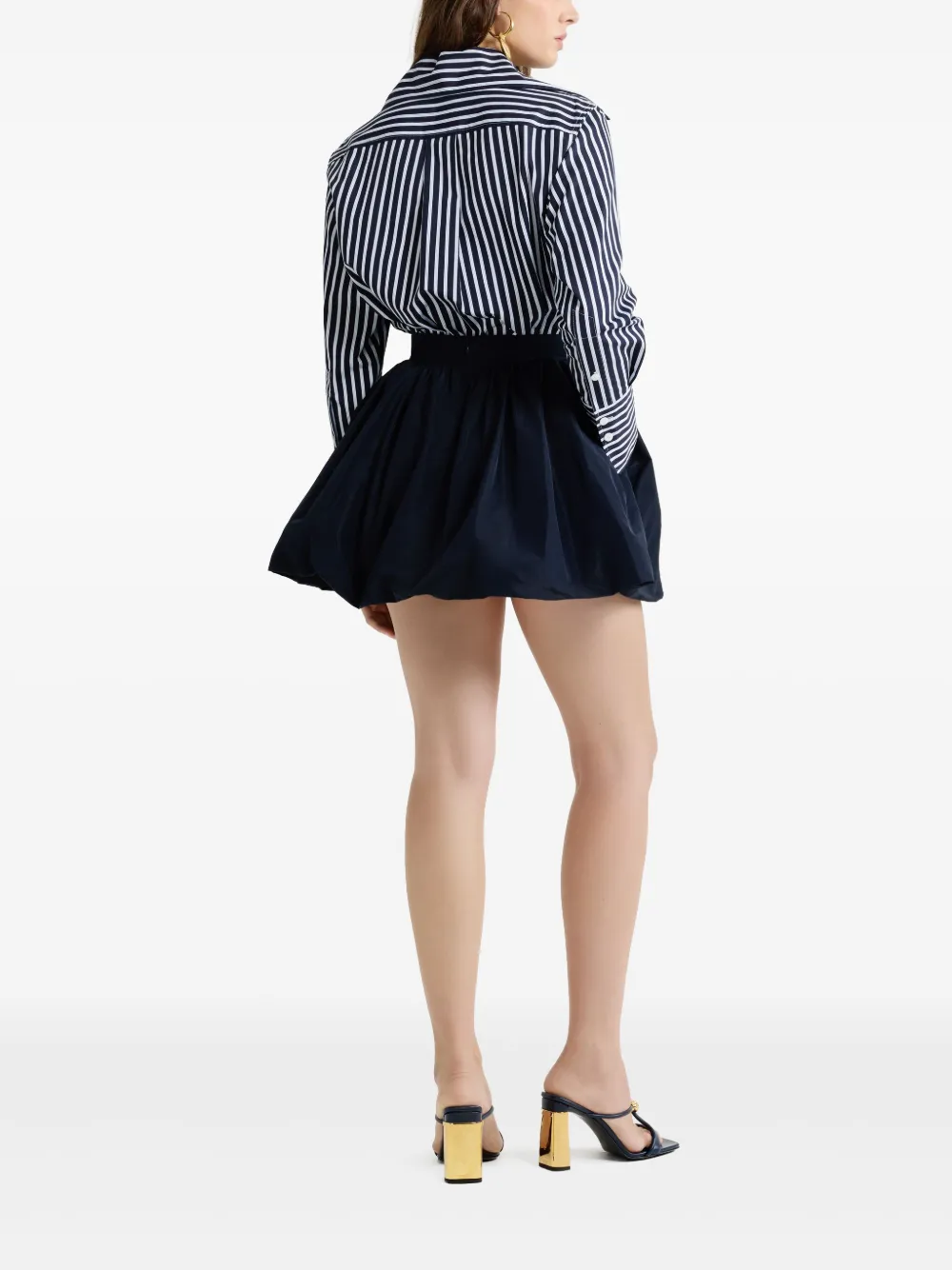 PATOU STRIPED ORGANIC-COTTON SHIRT