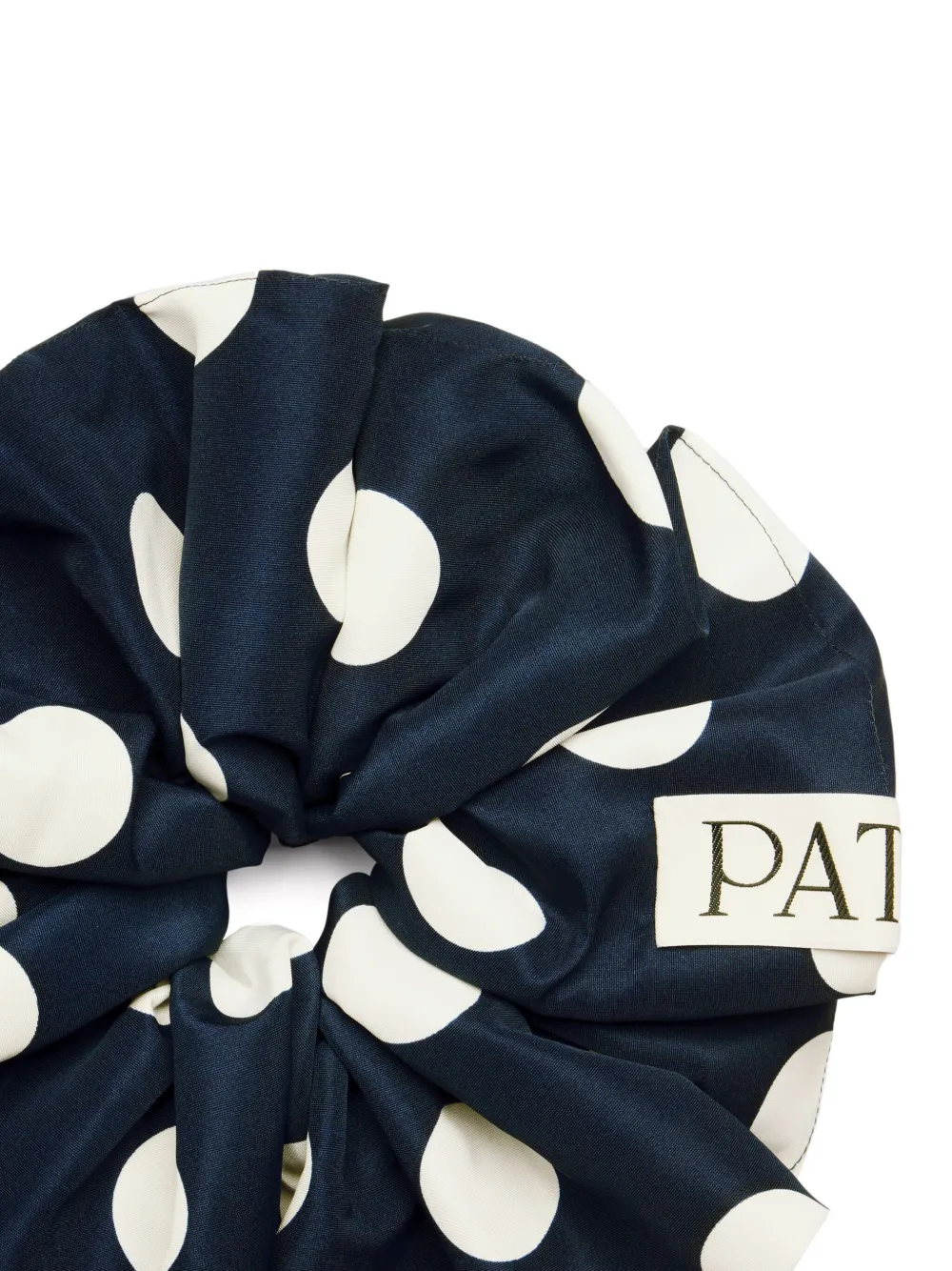 Patou Volume faille scrunchie - Blauw