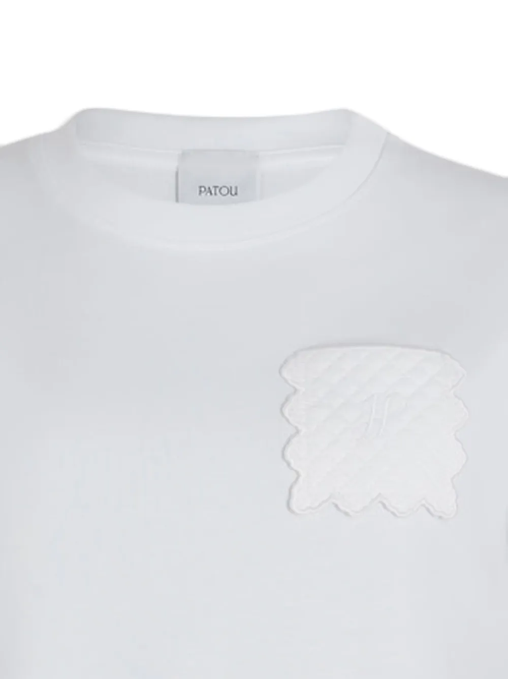 Patou T-shirt met gewatteerde zak - Wit