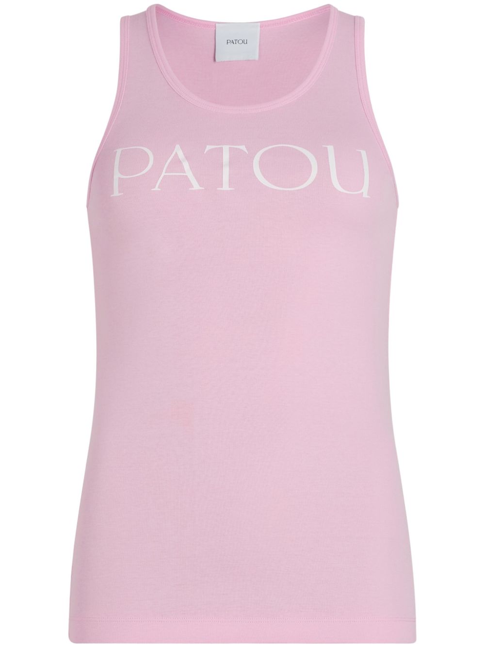 logo-print tank top