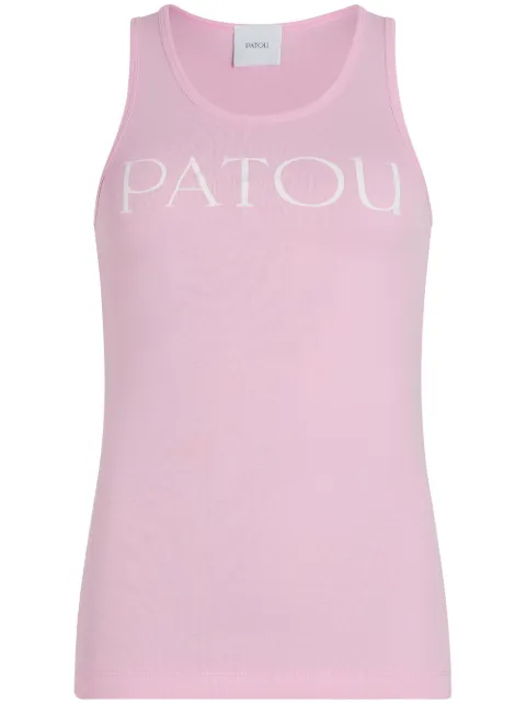 Patou logo-print tank top