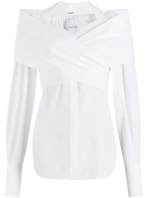 Patou blouse en popeline - Blanc - Patou - Modalova