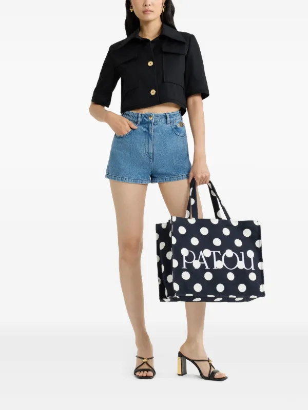 ショートパンツ PATOU TR0350216.640B Shorts Patou | コットンデニム ミニショートパンツ