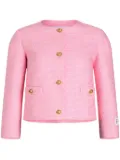 Patou collarless jacket - Pink