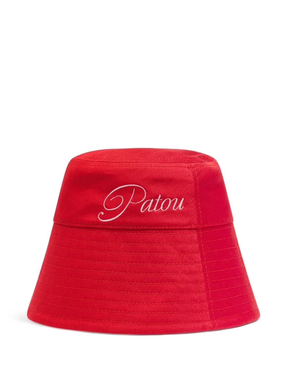 Patou logo-embroidered bucket hat | Red | Image 1