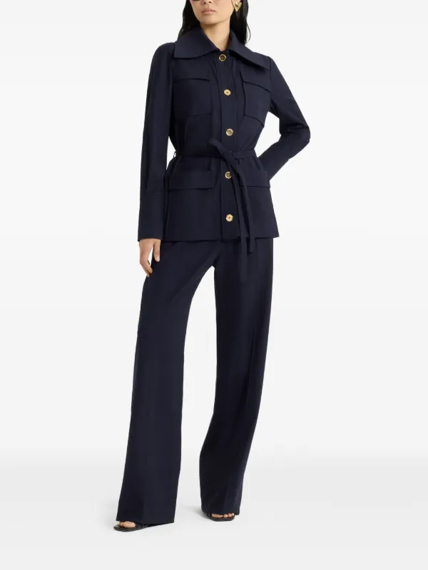 ジャケット PATOU Women Outer OU0290008 660B BLUE PATOU: Coat woman - Blue | Patou jacket OU0290008 online at