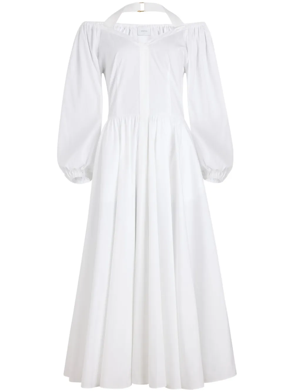 Patou cotton poplin dress | White | Image 1