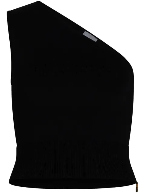 Patou one-shoulder knitted top