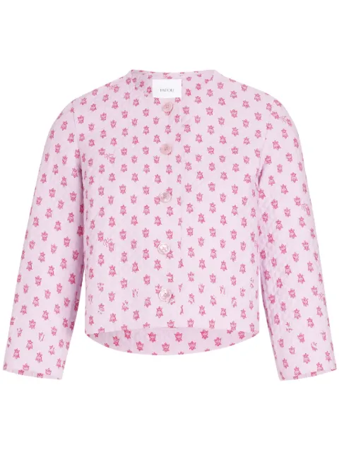 Patou floral-print quilted jacket