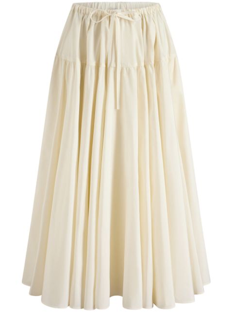 Patou faille maxi skirt