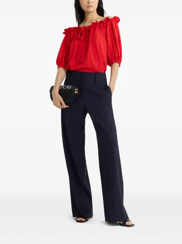 Patou ドローストリング Tシャツ | レッド | FARFETCH JP