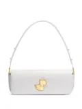 Patou Le Lock leather shoulder bag - White