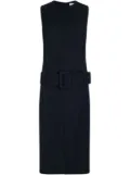 Patou belted midi dress - Black