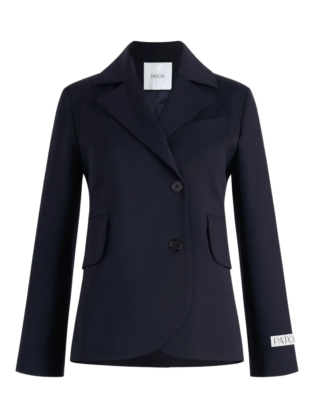 Patou blazer con cinturón | azul | Image 1