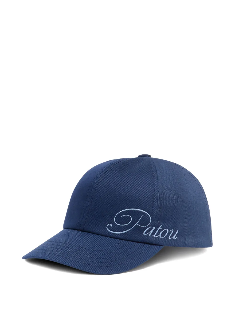 Patou logo-embroidered cap | Blue | Image 1