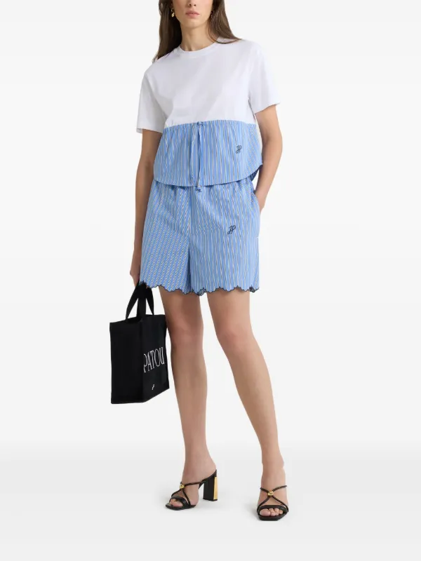 Patou Hybrid T-shirt | White | FARFETCH JO